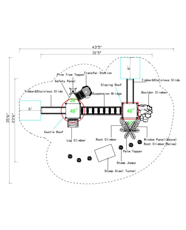 RN-1802 | Commercial Playground Equipment - Image 4