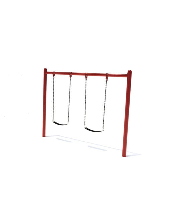 5" Single Post Swing Frame 8ft - 1 Bay | Commercial Playground Equipment