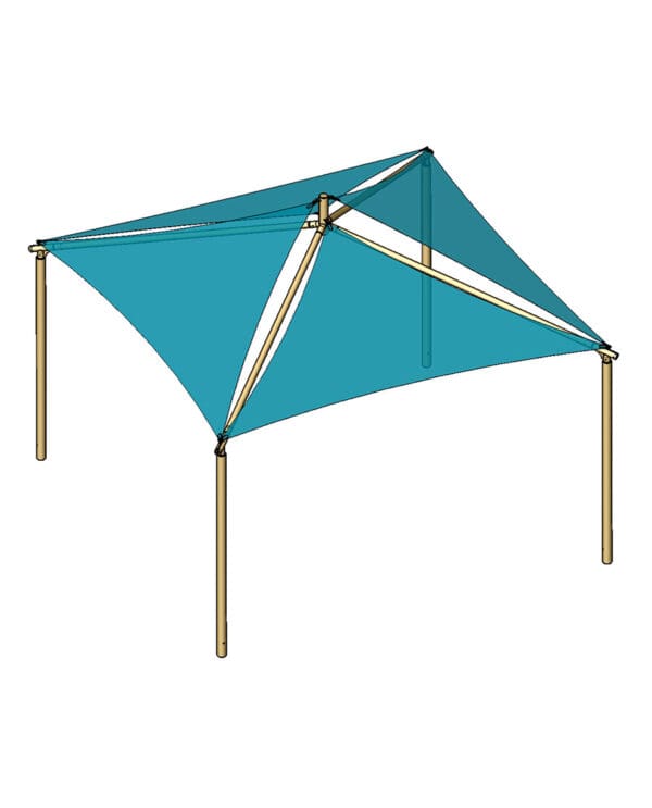 20 x 20 Quad Sail | Shade Structure