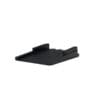 Black plastic wheelchair ramp.