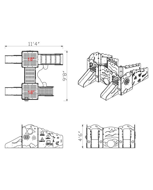 The Garden Maze | Commercial Playground Equipment - Image 4